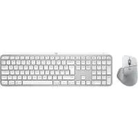 Logitech MX Master 4 voor Mac Zilver + MX Keys S for Mac Qwerty Wit
