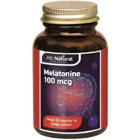 All Natural Melatonine 100 mcg 500 tabletten