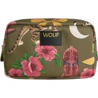 Wouf Toilettas geel / olijfgroen / grasgroen / fuchsia