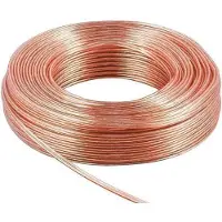 Goobay Luidspreker kabel, transparant, rol