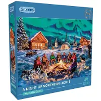 Gibsons A Night of Northern Lights Puzzel (1000 stukjes)