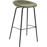 Kick Collection Kick barkruk Riga - 80cm - Groen - Texture stof - Verkrijgbaar in diverse kleuren