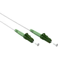 Goobay LC/APC Simplex FTTH kabel | OS2 | wit | LSZH | 25 meter