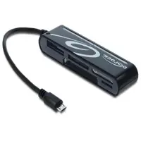 DeLOCK Micro USB OTG Cardreader - 0,10 meter
