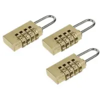 Velleman Set van 3 cijferhangsloten 20mm
