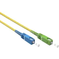 Goobay SC/UPC - SC/APC Simplex FTTH kabel | OS2 | geel | LSZH | 20 meter