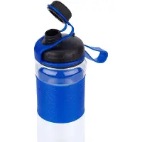 Avento Waterfles Avento Twisted 0,6L Kobalt Zwart Transparant