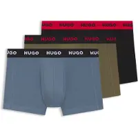 HUGO Boxershort van katoenmix in set van 3