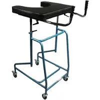Care Bears Vierwielrollator - VITEA CARE - Hoogteverstelling - Handgreepverstelling - Stalen frame - Loopondersteuning