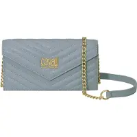 Cavalli Class Clutch 'Valeria' lichtblauw / goud
