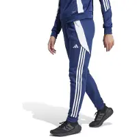 Adidas Sportbroek 'Tiro 24' donkerblauw / offwhite