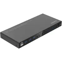 Microconnect 4K@60Hz HDMI KVM-switch, 4x1 4:4:4, USB 3.0