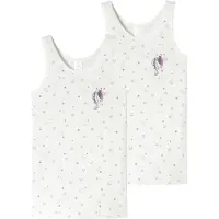 Schiesser Onderhemd 'Horse World' lila / offwhite