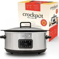 Crock-Pot De CR112 Sizzle & Stew Slow Cooker 6,5 Ltr.