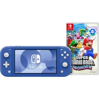 Nintendo Switch Lite Bleu + Super Mario Bros. Wonder