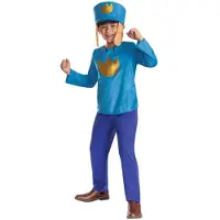 Disguise Dog Man Movie Fancy Dress Costume Blauw 7-8 Years Kinderen