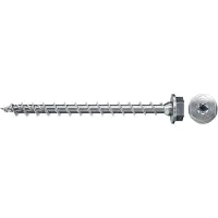 Fischer 566374 PowerFast II Zeskant houtschroeven 8 mm 120 mm Interne vertanding Staal Galvanisch verzinkt 50 stuk(s)