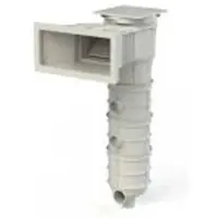 AstralPool 73159 Filtering Skimmer For Prefabricated Pools With 2 Cartridges 16m3 Transparant