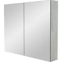 Storke Reflecta spiegelkast 95 x 75 cm beton donkergrijs