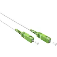 Goobay SC/APC Simplex FTTH kabel | OS2 | wit | LSZH | 25 meter