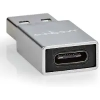 Nedis USB C - USB A male naar USB C female - USB 3,2 Gen 1x1