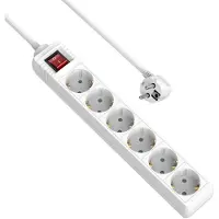 Allteq Stekkerdoos - 6-voudig -