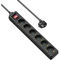 Allteq Stekkerdoos - 6-voudig -