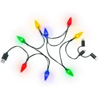 Goobay USB 4-in-1 oplaadkabel - USB-C/Lightning/Micro-USB - Met verlichting