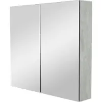 Storke Reflecta spiegelkast 85 x 75 cm beton donkergrijs