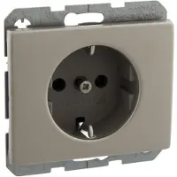 Berker K5 Inbouw Stopcontact - 1-voudig - RVS