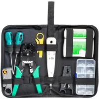 Allteq Netwerkkabel Toolkit – Complete Set met Krimptang, Kabeltester