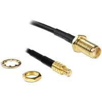 DeLOCK SMA (v) - MCX (m) kabel - RG-174 - 0,20 meter
