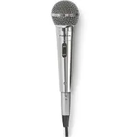 Nedis MPWD45GY Microfoon Bedraad 5 m Zilver