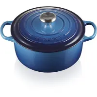 Le Creuset Signature ronde braadpan 24 cm azure