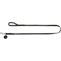 Hunter Hondenriem Solid Education Zwart - 150 x 1.1 cm