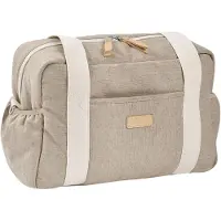 Beaba Paris Luiertas - Unisex Babytas - Luiertas met Verzorgingsmatje en Isothermisch Vak - Kinderwagen- & Trolleybevestiging - 16L - Clay