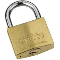 ABUS Cilinderhangslot | breedte slotlichaam 30 mm | messing verschillendsluitend | 1 stuk - 2410