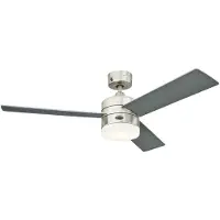 WESTINGHOUSE LED plafondventilator Alta Vista, grafiet, hout Vista, zwart, Woon-/ Eetkamer, Hout, Modern