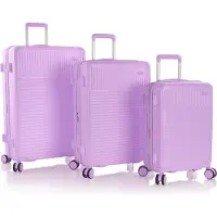 Heys Pastel 4 wielen Kofferset 3-delig met uitbreidingsplooi paars