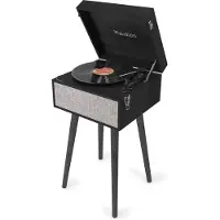 Audizio Fremont retro platenspeler met meubel - Platenspeler Bluetooth