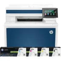 HP Color LaserJet Pro MFP 4302dw + 1 extra set toners