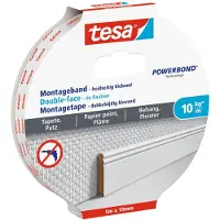 TESA WALLPAPER 77743-00000-00 Montagetape Powerbond Wit (l x b) 5 m x 19 mm 1 stuk(s)