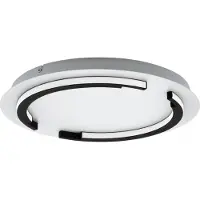 Eglo ZAMPOTE, LED, 3000 K, 3400 lm, IP20, Zwart, Wit