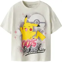 Name It Kids Shirt 'NKFJYDI POKEMON' geel / kersrood / zwart / offwhite