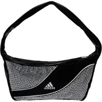 Adidas Originals Schoudertas 'SHOULDERBAG SMALL' zwart / transparant / offwhite