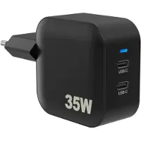 Sinox PRO USB lader | 2x USB-C PD | GaN | 35W