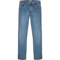 Wrangler - Jeans voor heren - Regular fit - Rood, kabelmodel - Mid stone kleur