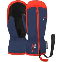 Reusch Want Kids Ben Mitten Dress Blue / Cherry Tomato-4 - 5 jaar