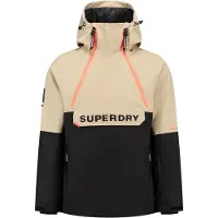 Superdry Outdoorjas beige / zwart