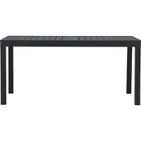 Venture Home Capo tuintafel met uittrek 160/240 cm zwart.